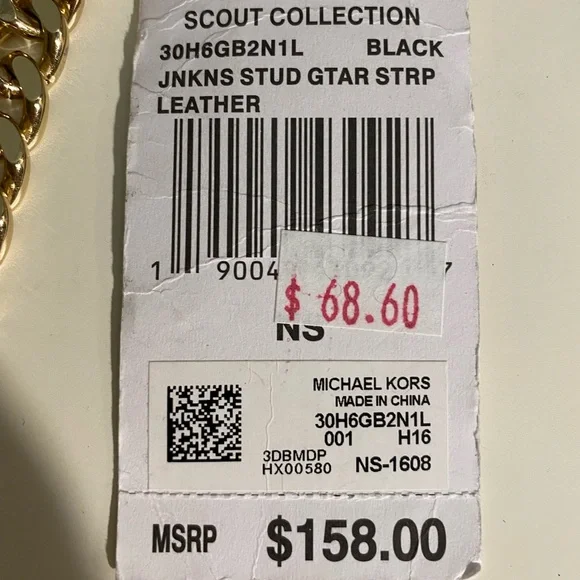 Michael Kors Studded Handbag Guitar Strap - Picture 7 of 13